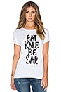 view 1 of 3 Juno Eat Kale Be Sad Tee in White