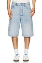 view 1 of 5 SHORT BAGGY THEO in Light Denim