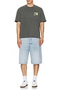 view 3 of 5 SHORT BAGGY THEO in Light Denim