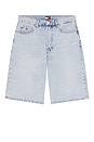 view 4 of 5 SHORT BAGGY THEO in Light Denim