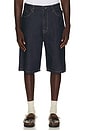 view 1 of 5 SHORT in Dark Denim