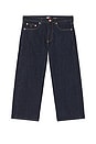 view 5 of 6 PANTALONES CROP DE CORTE RECTO JAIMIE in Denim Dark