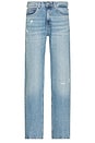 view 1 of 6 Jaimie Relaxed Straight Jeans in Denim Light