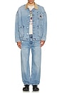 view 6 of 6 Jaimie Relaxed Straight Jeans in Denim Light