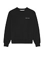 view 2 of 4 Varsity Crest Crew Sweatshirt in Black