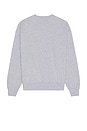 view 2 of 4 Cropped Overdyed Varsity Crew Sweatshirt in Grey Heather