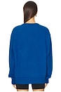 view 3 of 5 Boucle Crew Neck Sweatshirt in Vibrant Indigo