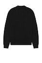 view 2 of 5 Tonal Badge Front Zip Sweatshirt in Black