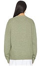 view 3 of 4 Melange Flag Sweater in Utility Sage Heather