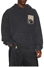 view 2 of 5 SWEAT À CAPUCHE 90S WASHED PHOTO CITY in Black