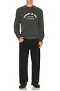 view 3 of 5 Applique Crew Sweatshirt in Black