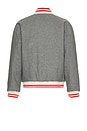 view 2 of 5 Wool Varsity Bomber Jacket in Sharkskin