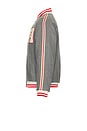view 3 of 5 Wool Varsity Bomber Jacket in Sharkskin