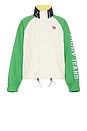 view 1 of 6 Colorblock Jacket in Ancient White & Coastal Green