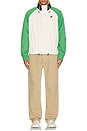 view 6 of 6 Colorblock Jacket in Ancient White & Coastal Green