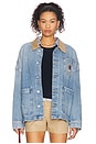 view 1 of 5 BLOUSON RELAXED in Denim Light
