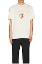 view 3 of 4 Gold Crest Tee in Ancient White