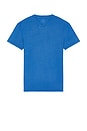 view 2 of 5 Vintage Varsity Tee in Tempo Blue