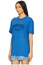 view 2 of 5 Vintage Varsity Tee in Tempo Blue