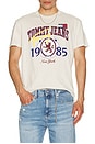 view 3 of 4 Varsity Novelty Tee in Oat Marl Heather