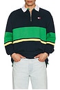 view 4 of 5 Colorblock Rugby in Dark Night Navy