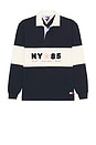 view 4 of 5 Relaxed Panel Rugby in Dark Night Navy