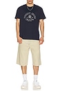 view 3 of 4 Crest Club Tee in Dark Night Navy