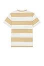 view 2 of 4 Bold Stripe Tee in Tawny Sand Multi