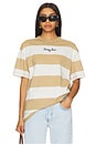 view 1 of 4 Bold Stripe Tee in Tawny Sand Multi