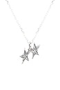 view 2 of 3 Signature Stars Necklace in Silver