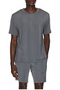 view 1 of 4 Second Skin Luxe Rib Pajama Tee in Turbulence