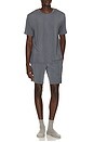 view 3 of 4 Second Skin Luxe Rib Pajama Tee in Turbulence