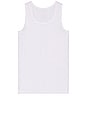 view 2 of 3 2 Pack Stay Tucked Undershirt Tank in White Double