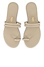 view 4 of 5 Leah Sandal in Stone