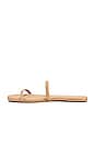 view 5 of 5 Faux Leather Matte Gemma Sandal in Sunkissed