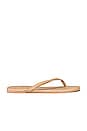 view 1 of 5 Lily Faux Leather Flip Flop in Matte Sunkissed
