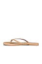 view 5 of 5 Lily Faux Leather Flip Flop in Matte Sunkissed