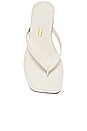 view 4 of 5 Lily Square Toe Flip Flop in Cream