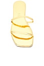 view 4 of 5 Gemma Square Toe Mirror Sandal in Gold
