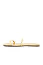 view 5 of 5 Gemma Square Toe Mirror Sandal in Gold