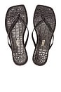 view 1 of 5 SANDALES SQUARE TOE LILY in Carob Croc