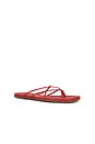 view 3 of 5 Square Toe Elle Sandal in Red