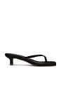 view 1 of 5 Julia Square Toe Suede Flip Flop in Sable Suede