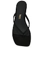 view 4 of 5 Julia Square Toe Suede Flip Flop in Sable Suede