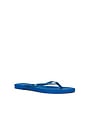 view 3 of 5 Aqua Flip Flops in Blue Rush