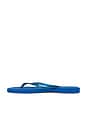 view 5 of 5 Aqua Flip Flops in Blue Rush
