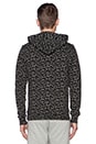 view 3 of 3 Cracled Printed Fleece Pullover in Black