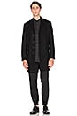 view 1 of 4 MANTEAU EN LAINE TOPCOAT in Black