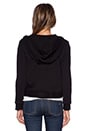 view 4 of 4 Moto Hoodie in Black
