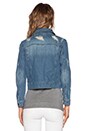 view 4 of 5 Destroyed Denim Jacket in Blue